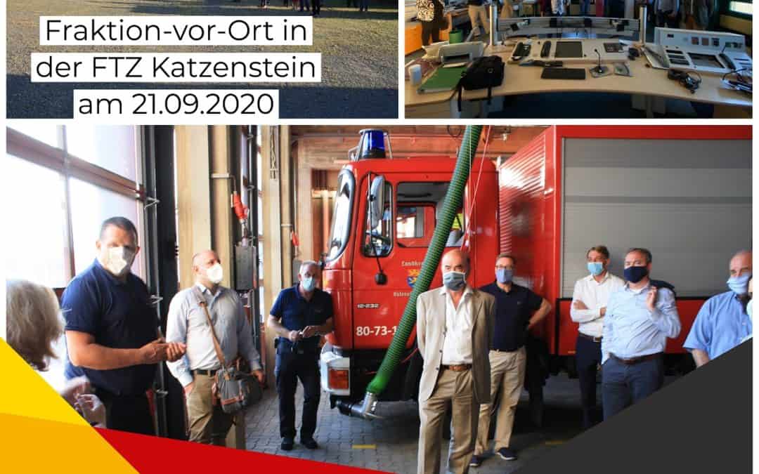 PM CDU besucht Feuerwehrtechnische Zentrale (FTZ) Katzenstein – Neubau einer FTZ an einem zentralen Standort ist eine Notwendigkeit, um das Sicherheitsbedürfnis der Bevölkerung und der Einsatzkräfte zu erfüllen